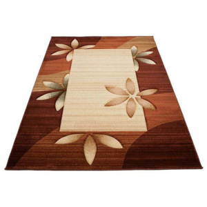 Kusový koberec Fiore hnedý, Velikosti 60x100cm