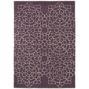 Masiv24 - Matrix koberec 120x170cm MAX20 Crochet - fialová