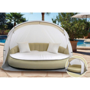OEM EX43250 Luxusná relaxačná pohovka s plážovou strieškou DEKOVITA