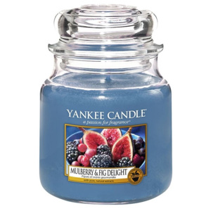 Yankee Candle vonná sviečka Mulberry&Fig Delight Classic stredná
