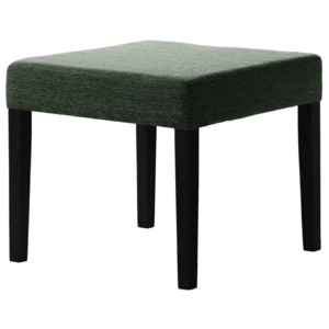 Zelená stolička s čiernymi nohami Ted Lapidus Maison Pétale