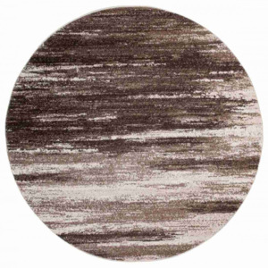 Kusový koberec Agap hnedý 2 kruh, Velikosti 150x150cm