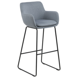 Barová stolička Sarah (SET 2 ks), dusty blue - dusty blue