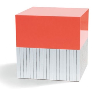Šperkovnica drevená Stripes & Orange, 15 cm - viac farieb