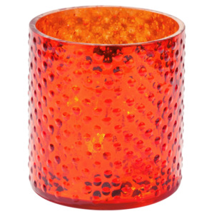 DELIGHT Svietnik na čaj. sviečku 8cm – oranžová