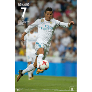 Plagát, Obraz - Real Madrid - Ronaldo 2017/2018, (61 x 91,5 cm)