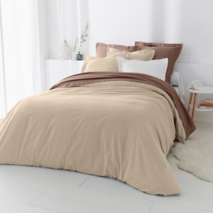 Blancheporte Jednofarebná posteľná bielizeň, bavlna zn. Colombine piesková obliečka na vank. 63x63cm