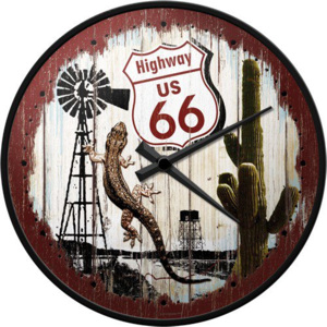 Nostalgic Art Nástenné hodiny - Route 66