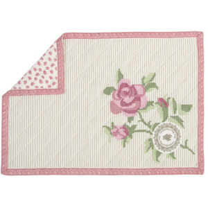 Elegantná ružová textilná sada - 33 * 48 cm - sada 6 kusov