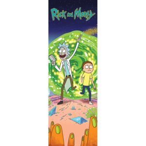 Plagát, Obraz - Rick and Morty - Portal, (53 x 158 cm)