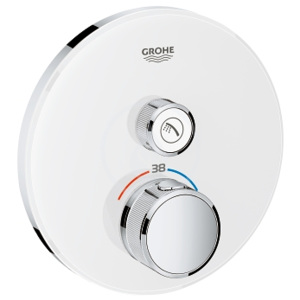 GROHE - Grohtherm SmartControl Termostatická sprchová baterie pod omítku s jedním ventilem, měsíční bílá (29150LS0)