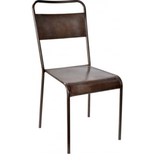 Industrial style, Železná stolička s nadčasovým dizajnom 94xcm (1385)