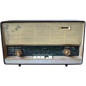 Industrial style, Retro rádio - dekorácia 25x50x24cm (1460)