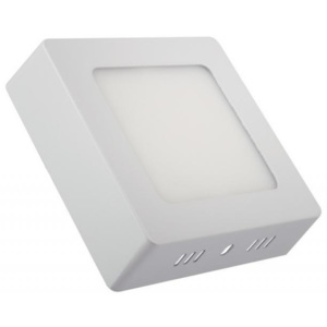 BRG Prisadený LED panel 12W Teplá biela, biely rám