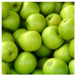 MISDA Obraz na plátne zelené jablká