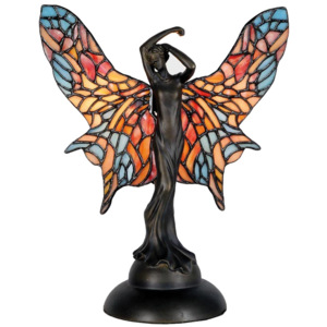 Dekorativní lampa Tiffany anděl - 30*25 cm 2x E14 / Max 40W