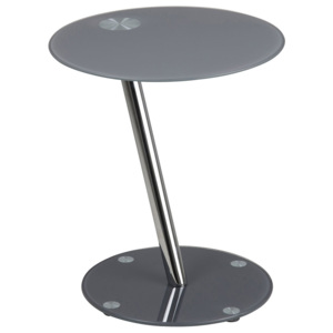 Konferenčný / nočný stolík Trisha, 38 cm, šedá - šedá