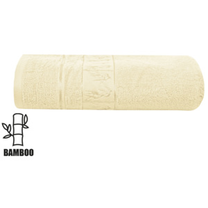 Bambusový uterák korfu smotanový