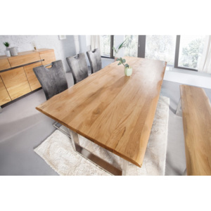 Jedálenský stôl Genesis 180 cm z masívneho dubového dreva 35 mm