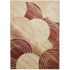 Červeno-béžový koberec Universal Belga, 70 × 110 cm