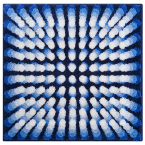 Grund Kúpeľňová predložka Karim 07, modrá, 90x90 cm