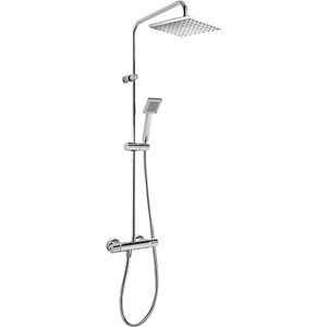 TRES - Souprava termostatické sprchové baterie · Pevná sprcha 200x200 mm. s kloubem. · Ruční sprc (20438702)