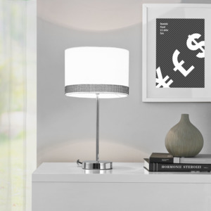 [lux.pro]® Elegantná stolová lampa – nočná lampa - Giselle / 1 x E14
