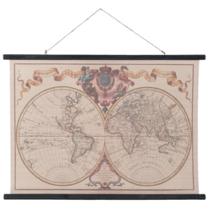 Nástenná mapa zemegule - 105 * 2 * 76 cm