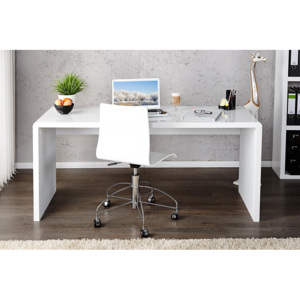 Písací stôl Fast Trade 120 cm biely