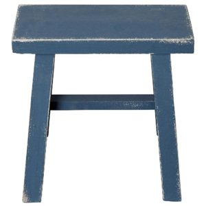 Drevená stolička Bianca zaprášená modrá