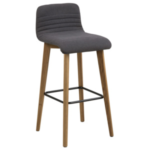 Barová stolička Areta (SET 2 ks), antracit - antracit