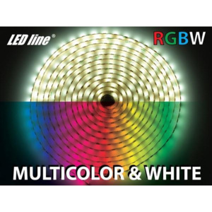 LEDIN 5m RGB-WN LED pásik 60 SMD 5060/m, 19.2W/m, IP20