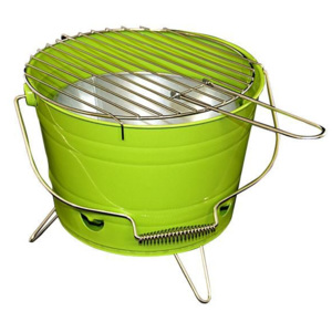 Mini BBQ gril vedro zelený