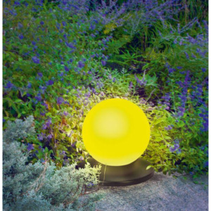 Solárna plávajúca guľa Esotec 102001 14cm žltá