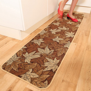 Blancheporte Žakárový koberec, lístie potlač listy 50x90cm