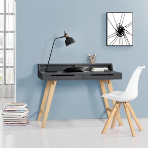 [en.casa]® Kancelársky stôl HTST-3266 so stoličkou