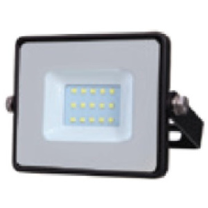 LED Solution Čierný LED reflektor 10W Premium Farba svetla: Teplá biela