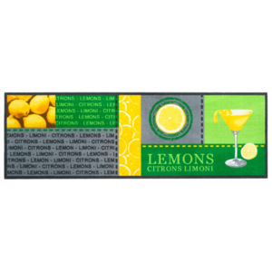 Vopi vnútorná kuchynská rohožka Lemons, 50x150 cm