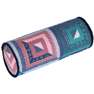 Modom Bavlnený vankúš valec patchwork, 40cm