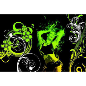 Obraz - Zelená tanečnica zs16265