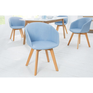 Dizajnová stolička Sweden II modrá