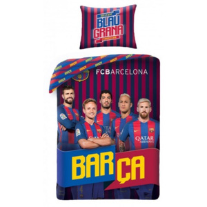 Halantex obliečky FC Barcelona 8016 flanel 140x200 70x90