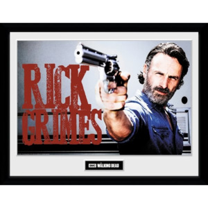 Rámovaný Obraz - The Walking Dead - Rick Grimes