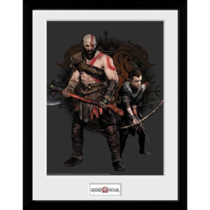 Rámovaný Obraz - God Of War - Kratos and Atreus