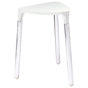 Sapho YANNIS kúpeľňová stolička, 37x43,5x32,3 cm, biela ( 217202 )