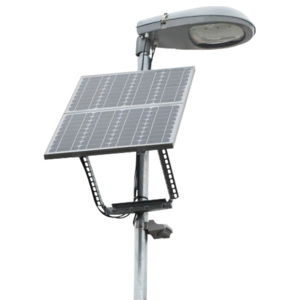 LED Solution Inteligentné LED solárne verejné osvetlenie 30W Výdrž akumulátorů: 34 hodin