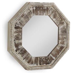 Biele nástenné zrkadlo Geese Vintage, 73 × 73 cm