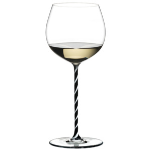 Riedel Pohár Oaked Chardonnay Black and White Twisted Fatto a Mano