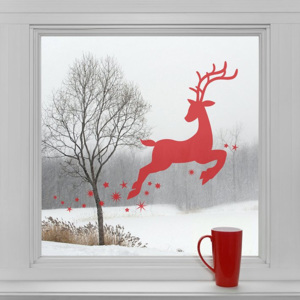 Housedecor Samolepky na sklo Sob a hviezdy