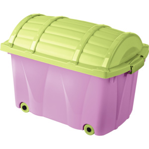 Keeeper Úložný box na kolieskach, 42 l - fialový